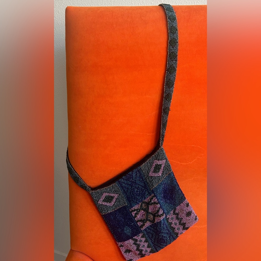 Beautiful Bloomingdale’s Multicolor Crossbody Bag… - image 3